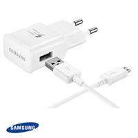 Laddare Nät Samsung Micro-USB Fast Charge 2Ah Vit