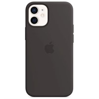 Skal iPhone 12 mini Silicone Case with MagSafe - Black
